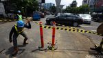 Ada Baliho Roboh, Lalin di Jalan Tendean Dialihkan