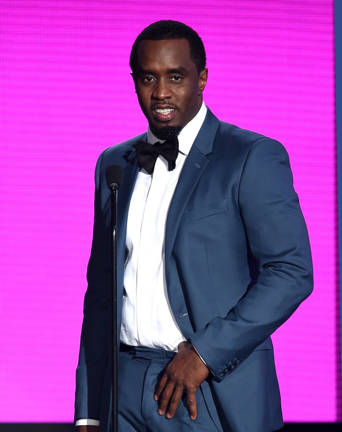 P. Diddy LOS ANGELES, CA - NOVEMBER 22: Recording artist Sean Diddy Combs speaks onstage during the 2015 American Music Awards at Microsoft Theater on November 22, 2015 in Los Angeles, California. (Photo by Kevin Winter/Getty Images)