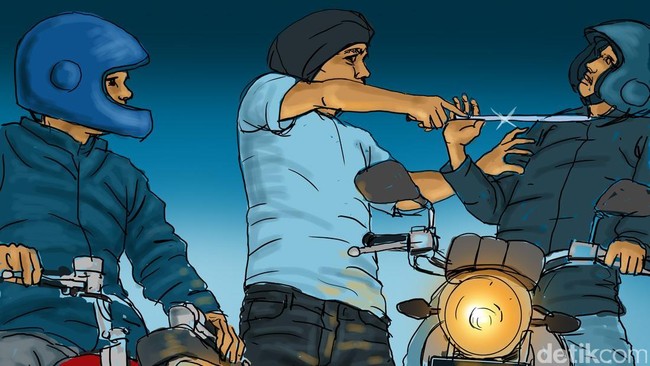 Aksi Gagal Trio Begal Teman Makan Teman di Bekasi