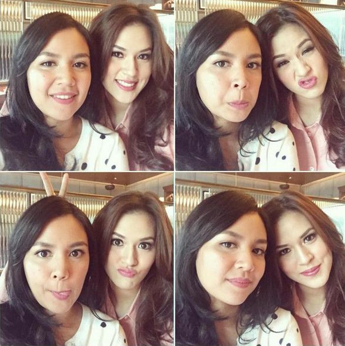 Disebut Kembar Ini Pose Sabila Anjani Bareng Raisa