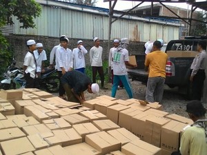 Gandeng Ormas, Polsek Pakuhaji Tangerang Razia Miras