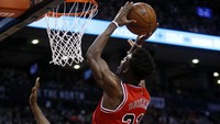 Rekor itu adalah jumlah poin terbanyak dalam satu paruh pertandingan bersama Bulls. John E. Sokolowski-USA TODAY Sports/Reuters/detikFoto.
