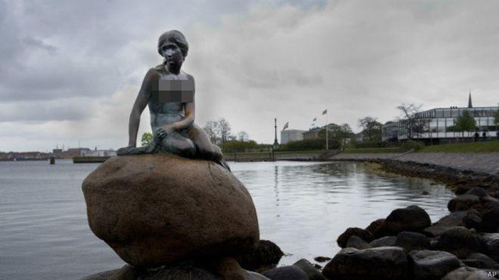 Patung Little Mermaid yang Dipublikasikan di Facebook Diblokir
