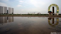 Di venue ini akan dibangun arena pacuan kuda halang.