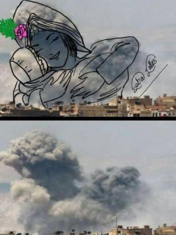 Akibat Perang, Seniman Yaman Ubah Gambar Bom Jadi Karya Unik