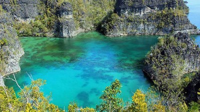 Yang Unik di Raja Ampat, Laguna Bintang