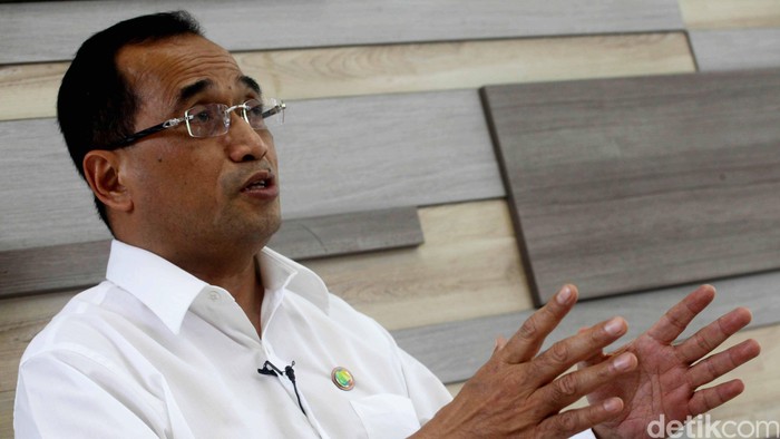 Direktur Utama Angkasa Pura II Budi Karya Sumadi. Hasan Al Habshy/detikFoto.