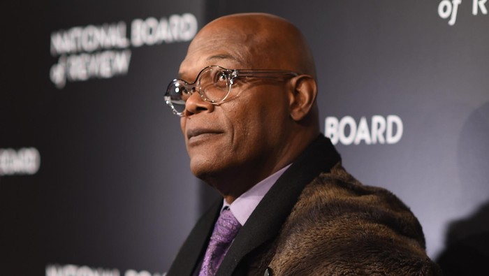Samuel L Jackson NEW YORK, NY - JANUARY 05: Actor Samuel L. Jackson attends 2015 National Board of Review Gala at Cipriani 42nd Street on January 5, 2016 in New York City. (Photo by Dimitrios Kambouris/Getty Images)