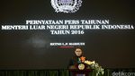 Menlu Retno Sampaikan Penyataan Pers Tahunan