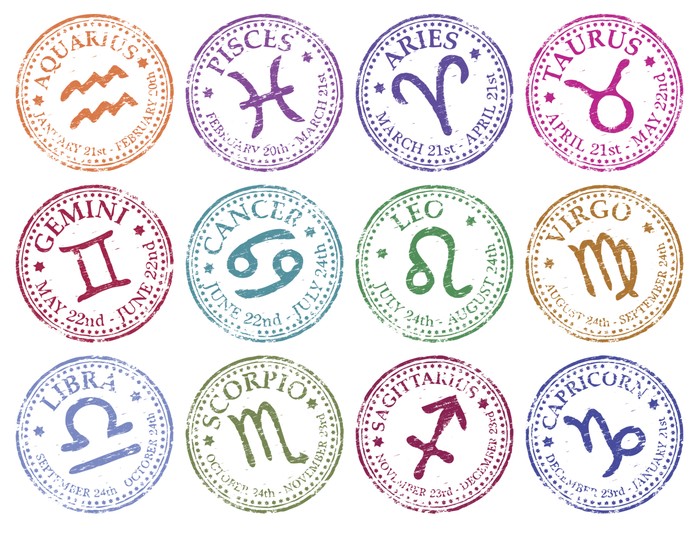 Star sign stamps