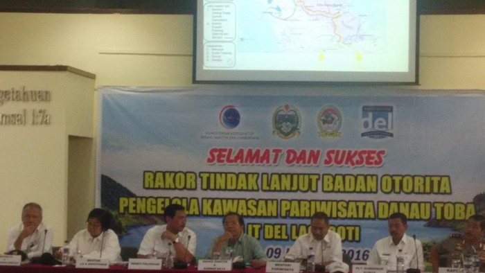 5 Menteri Rapat Pengelolaan Wisata Danau Toba