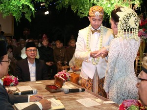 Jokowi-JK Hadiri Pernikahan Anak Din Syamsuddin