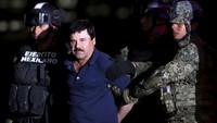 Joaquin El Chapo Guzman ditangkap di kampung halamannya di Sinaloa. Penangkapan ini terjadi selang 6 bulan setelah dia melarikan diri dari penjara Altiplano. Edgard Garrido/Reuters/detikFoto.