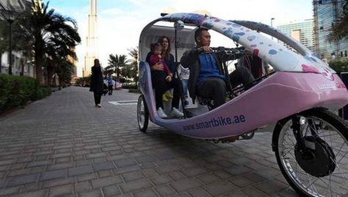 Dubai Luncurkan Smart Bike, Becak Ramah Lingkungan