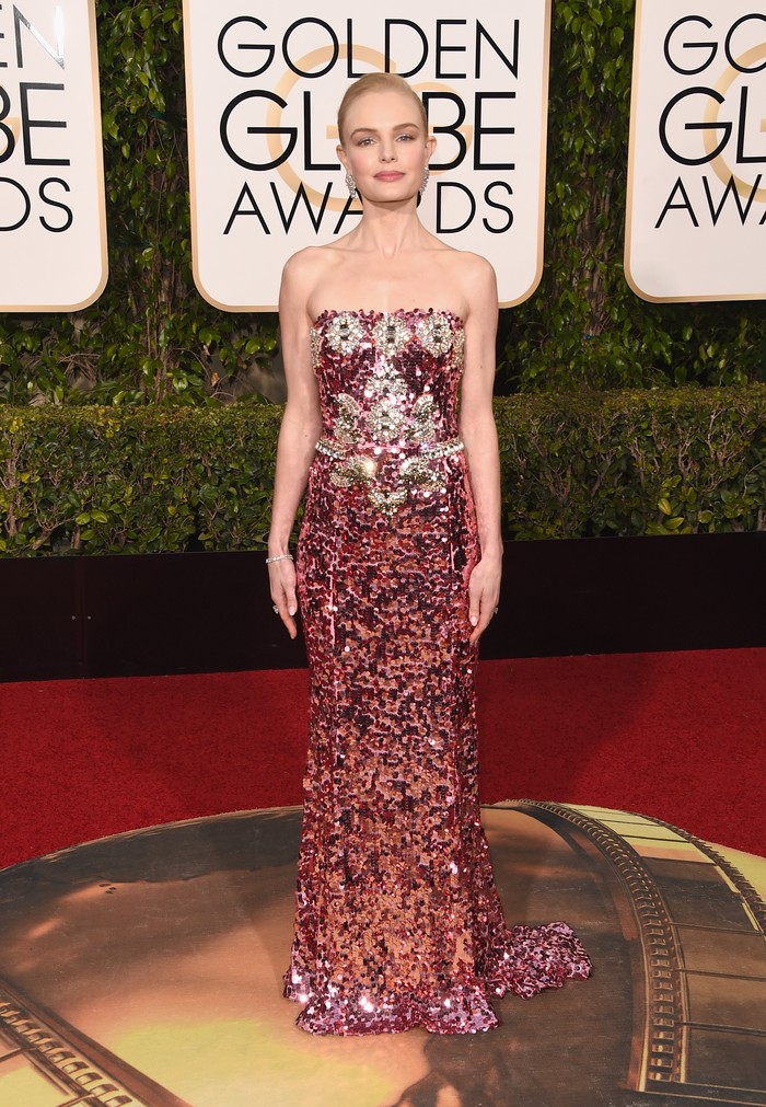 BEVERLY HILLS, CA - JANUARY 10:  Actress Kate Bosworth attends the 73rd Annual Golden Globe Awards held at the Beverly Hilton Hotel on January 10, 2016 in Beverly Hills, California.  (Photo by Jason Merritt/Getty Images)
