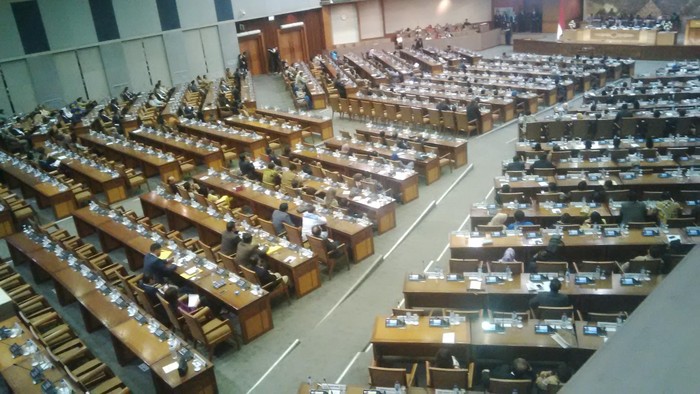 Tak Jadi Bahas Revisi UU KPK, Rapat Paripurna DPR Sepi
