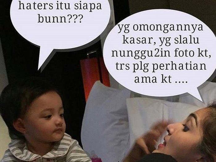 Pose dengan Arsy, Ashanty Bicara Soal Hater