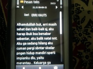 Erri Diduga Kuat Bergabung Gafatar, Keluarga Pasrah