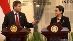 Menlu Singapura Temui Menlu Retno