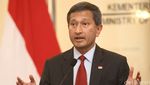 Menlu Singapura Temui Menlu Retno