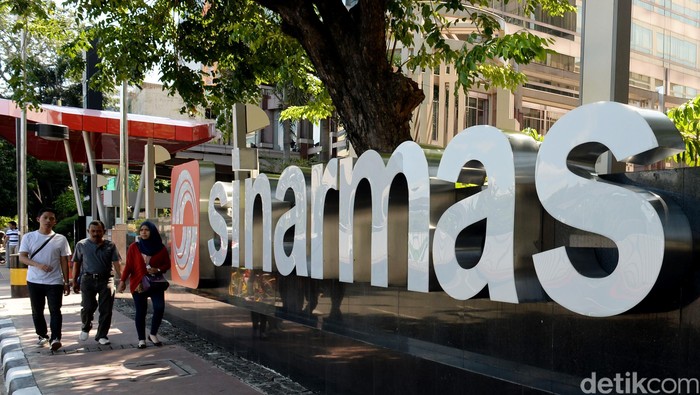 Logo Sinarmas di Jl Thamrin