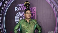 Mantan suami Muzdhalifah itu mengaku, gaya rambutnya tersebut terinspirasi dari Syahrini. Pool/Noel/detikFoto.