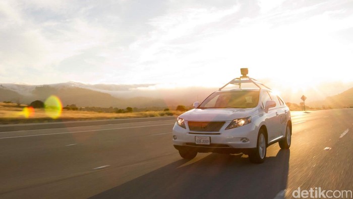 Mobil otonom Google. Foto: Google Mobil otonom Google. Foto: Google