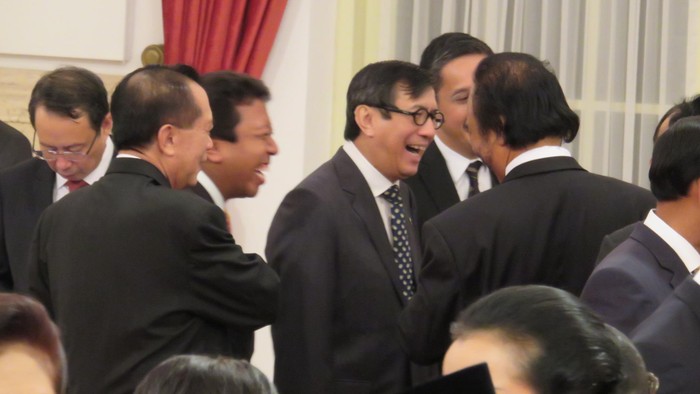 Begini Keakraban Parpol Pendukung Pemerintah di Istana