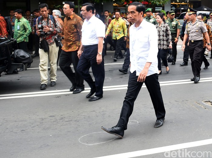Instruksi Jokowi: Cepat Tangkap Jaringan Pelaku Teror Thamrin!