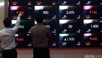 Pada perdagangan preopening, IHSG bergerak turun 44,396 poin (0,98%) ke 4.492,783.