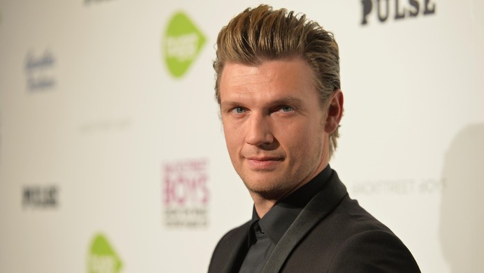 HOLLYWOOD, CA - JANUARY 29:  Singer Nick Carter attends the premiere of Gravitas Ventures Backstreet Boys: Show Em What Youre Made Of   at  on January 29, 2015 in Hollywood, California.  (Photo by Alberto E. Rodriguez/Getty Images)