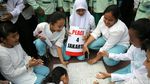 Aksi Pelajar Tidak Takut Teroris