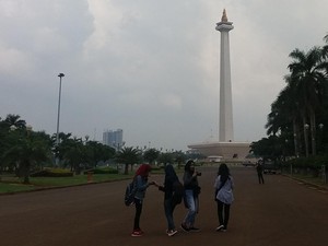 Pasca Ledakan di Thamrin, Wisata di Monas Tetap Normal
