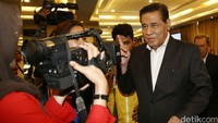 Muladi memberikan keterangan usai sidang.