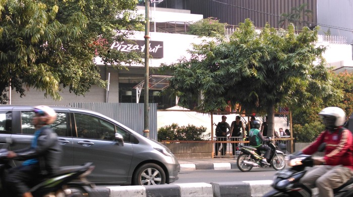 Pasca Ledakan Thamrin, Aktivitas di Sekitar Lokasi Pagi Ini Terlihat Normal