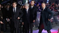 Penampilan Leo dan Tom di premiere film The Revenant di Empire Leicester Square, London, Inggris, Kamis (14/1/2016) waktu setempat. John Phillips/Getty Images/detikFoto.