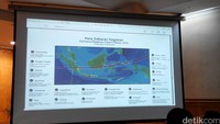 Peta sebaran pemantauan Gerhana Matahari Total, 9 Maret 2016.