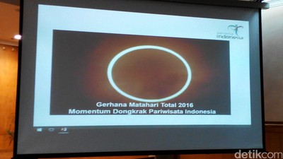 Hitung Mundur Gerhana Matahari Total Dimulai