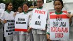 Aksi Pelajar Tidak Takut Teroris