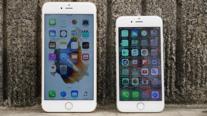 iPhone 6 dan 6 Plus. Foto: Anggoro Suryo Jati/detikINET iPhone 6 dan 6 Plus. Foto: Anggoro Suryo Jati/detikINET