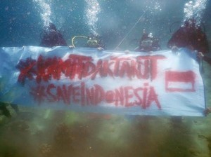 Seruan #KamiTidakTakut Terhadap Teror dari Dasar Laut Situbondo
