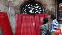 Renovasi Wihara Dharma Bhakti Petak Sembilan ini dengan dukungan Pemprov DKI Jakarta. CNN Indonesia/Safir Makki