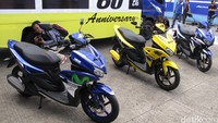 Yamaha Aerox 125LC baru pertama kalinya ada di dunia.