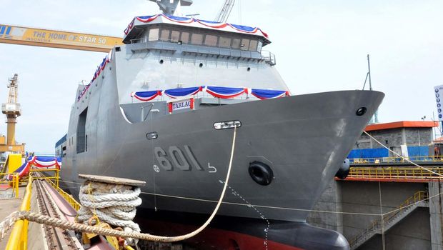 Kapal perang pesanan Filipina buatan PT PAL