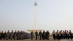 TNI, Polri dan PNS DKI Upacara Bendera Bersama