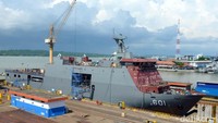 Kapal perang ini memiliki panjang 123 meter dan lebar 21,8 meter. Di badan SSV juga tertulis nomor kapal 601. (Ist/PAL).