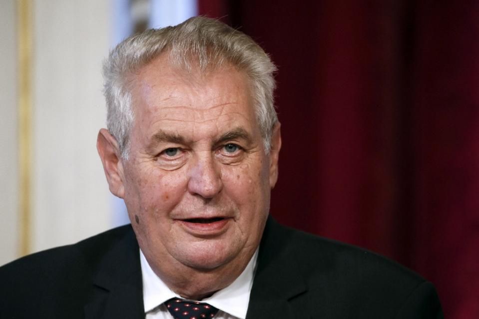Presiden Ceko Milos Zeman, terkenal dengan pernyataan kerasnya soal imigran