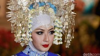 Mereka menggelar pesta pernikahan di Gedung Panti Prajurit Balai Sudirman, Jakarta Selatan. Pool/Palevi S/detikFoto.