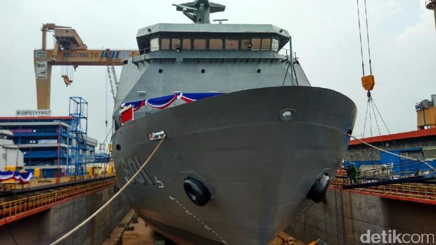 Kapal perang pesanan Filipina buatan PT PAL