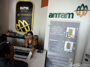 Laba Antam Meroket 541% Jadi Rp 874 Miliar